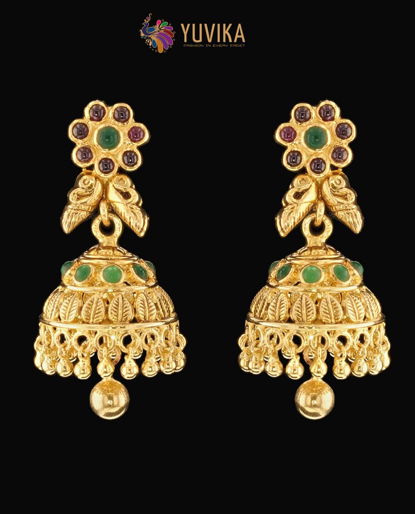 22K Gold Drop Earrings (3.45G) - Queen of Hearts Jewelry